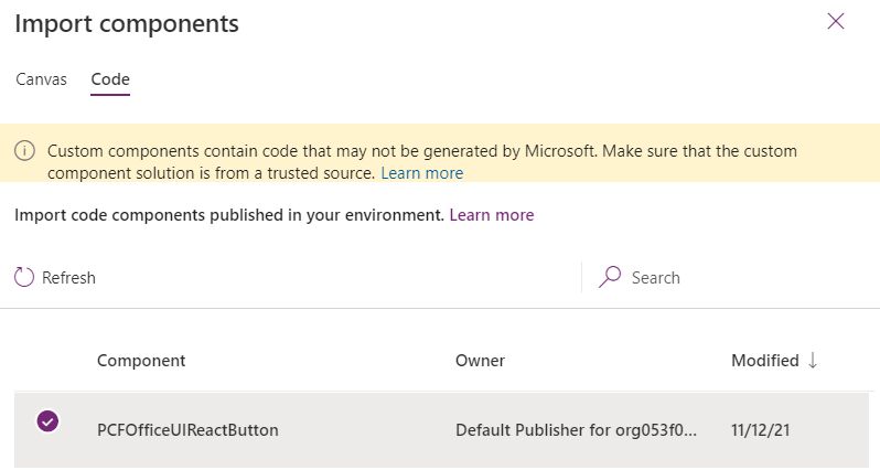 Using PowerApps Component Framework add Power Virtual Agent bot to PowerApps Canvas App